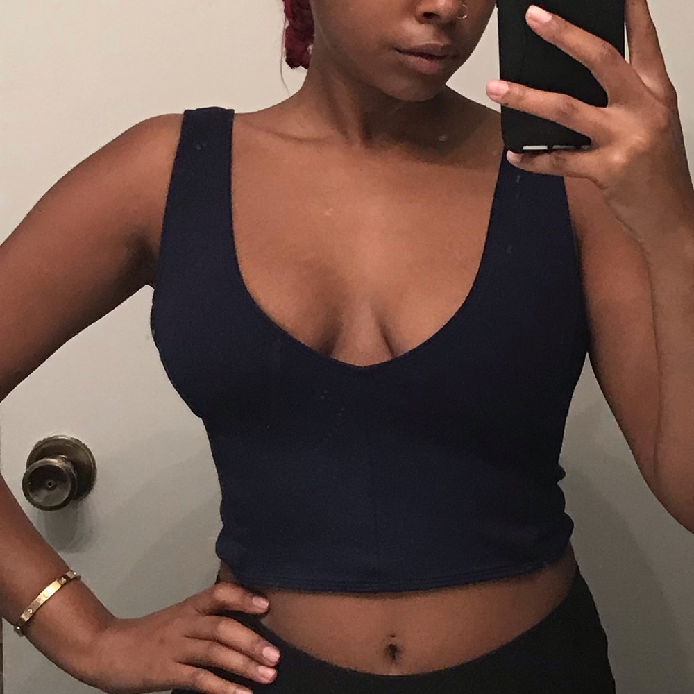Reversible crop top